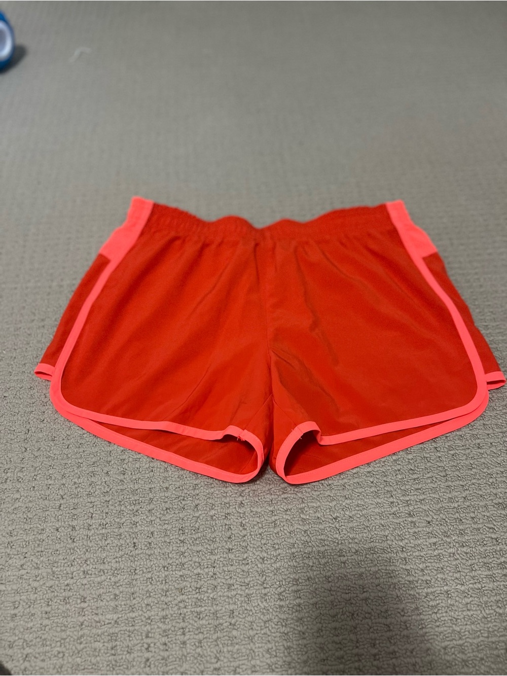 Athletic Works Red Athletic Shorts with Pink Trim